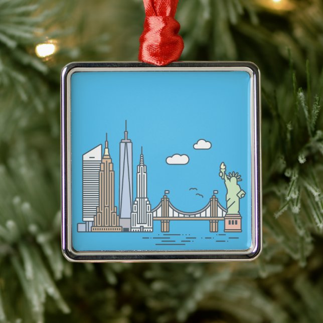 New York City Skyline - Ornement (Arbre)