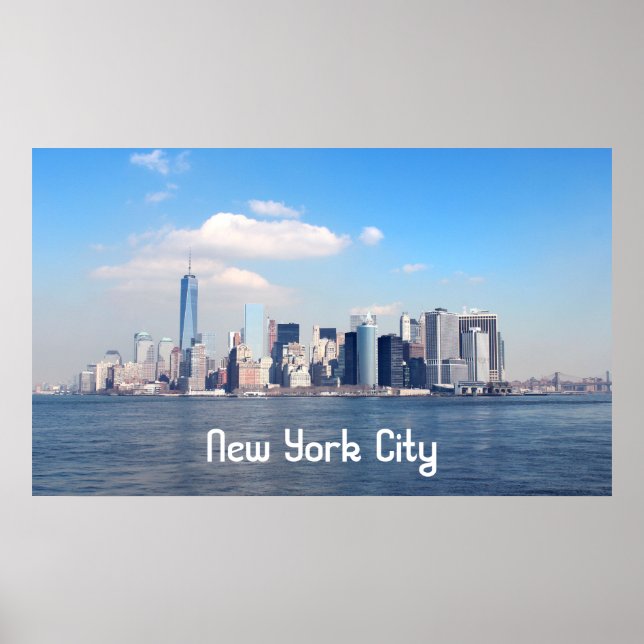 New York City Skyline Poster (Vorne)