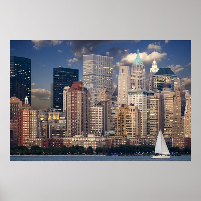 New York City Skyline Poster (Vorne)