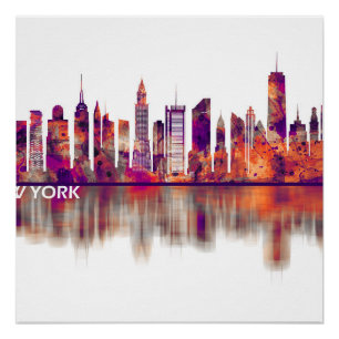 New York City Skyline Poster