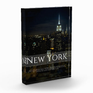 New York City Skyline Poster - Moderne Kunst Pri Fotoblock
