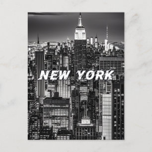 New York City Skyline Postkarte