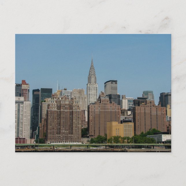 New York City Skyline - Postkarte (Vorderseite)