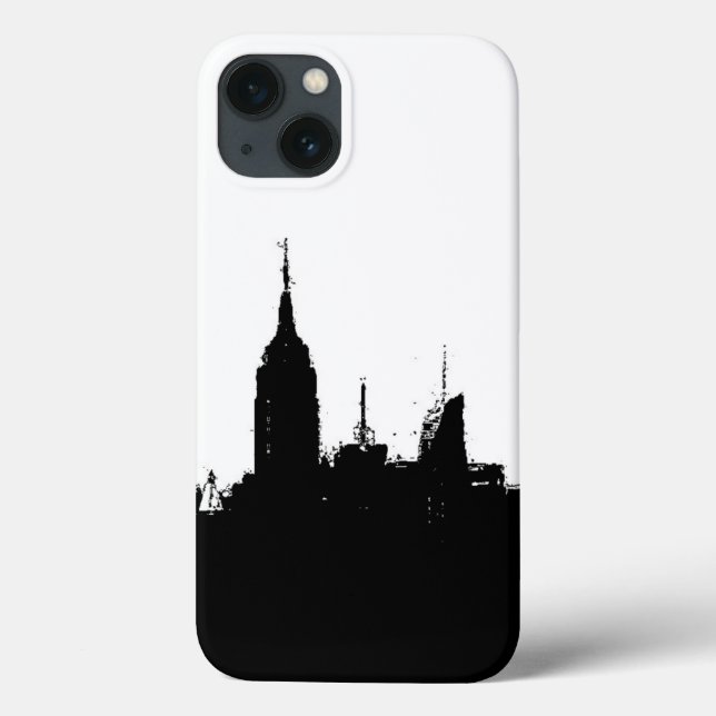 New York City Skyline Silhouette iPad Air Hüllen (Rückseite)