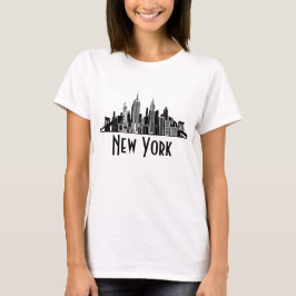 New York City Skyline T - Shirt