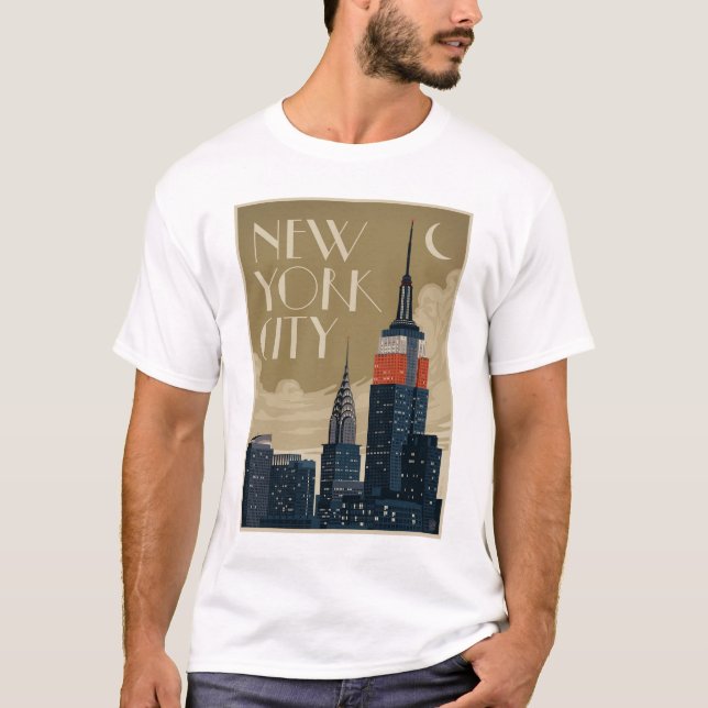 New York City Skyline T-Shirt (Vorderseite)
