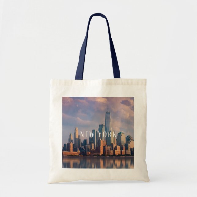 New York City Skyline Tote Bag Tragetasche (Vorne)