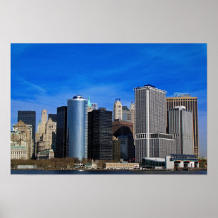 New York City Skyline USA Poster