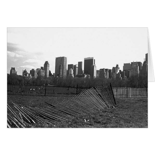 New York City Skyline von Central Park (Vorderseite (Horizontal))