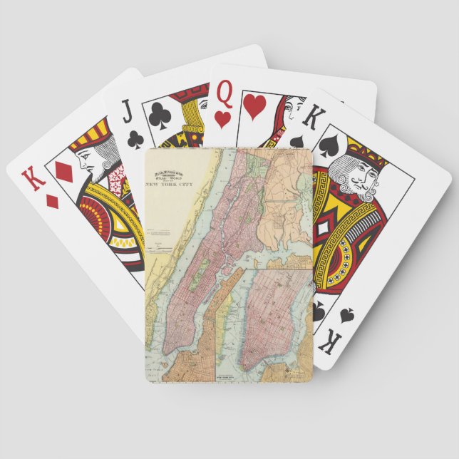 New York City. Spielkarten (Rückseite)