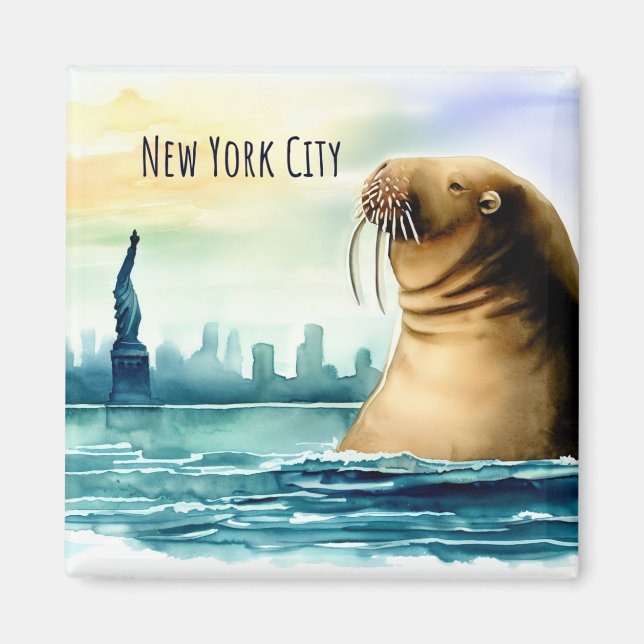 New York City Statue of Liberty Souvenir Magnet (Vorne)