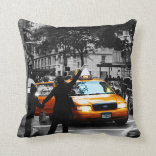 New York City Street Scene Kissen