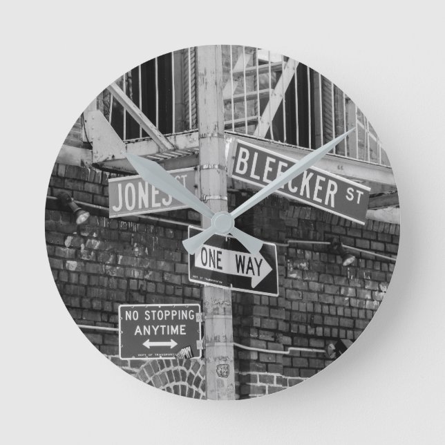 New York City Street Signs Uhr (Vorderseite)