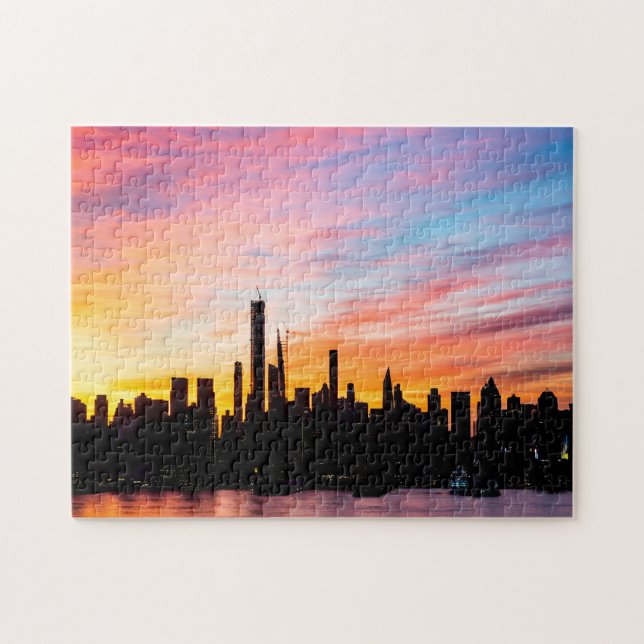 New York City Sunrise - 30 ans Timelapse Puzzle (Horizontal)