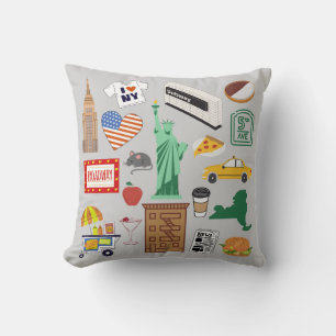 New York City Symbole Kissen