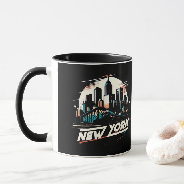 New York City Tasse (Mit Donut)
