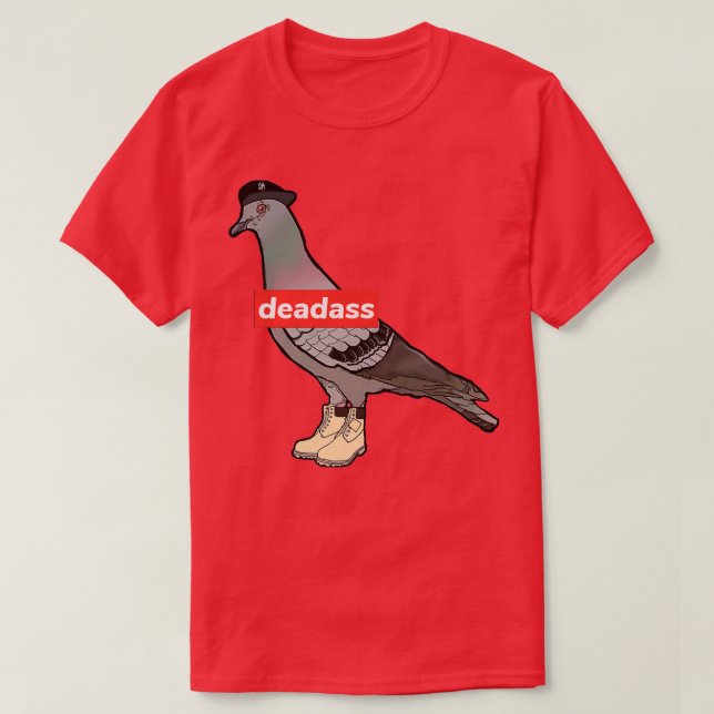 New York City-Taube in Timbs T-Shirt (Design vorne)