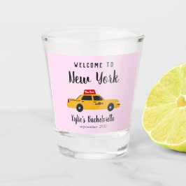 New York City Taxi Junggeselinnen-Abschied Schnapsglas