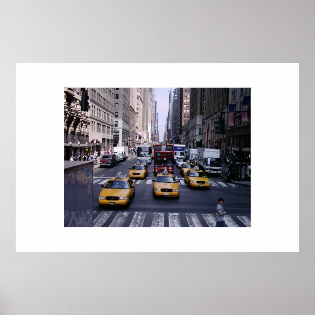 New York City Traffic Poster (Vorne)