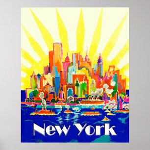 New York City Travel Poster