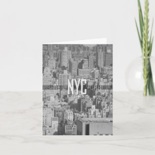 New York City Urban Jungle Travel Notecard Karte