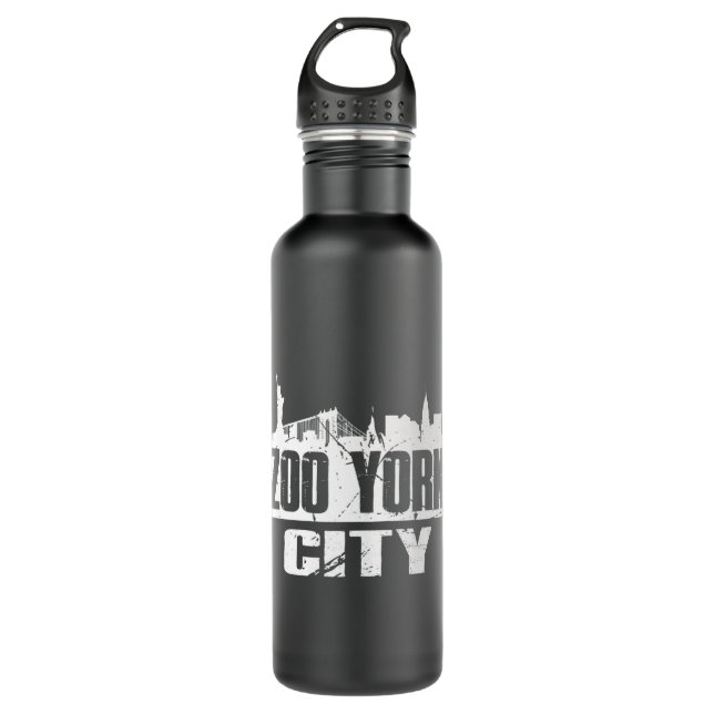 New York City Urban Life Cool NYC Style Premium Edelstahlflasche (Vorderseite)