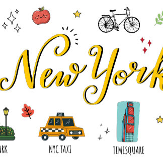New York City USA Mug Zweifarbige Tasse