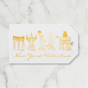 New York City Valentine's Day NYC Sehenswürdigkeit Geschenkanhänger