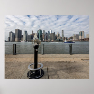 New York City View von Brooklyn Poster