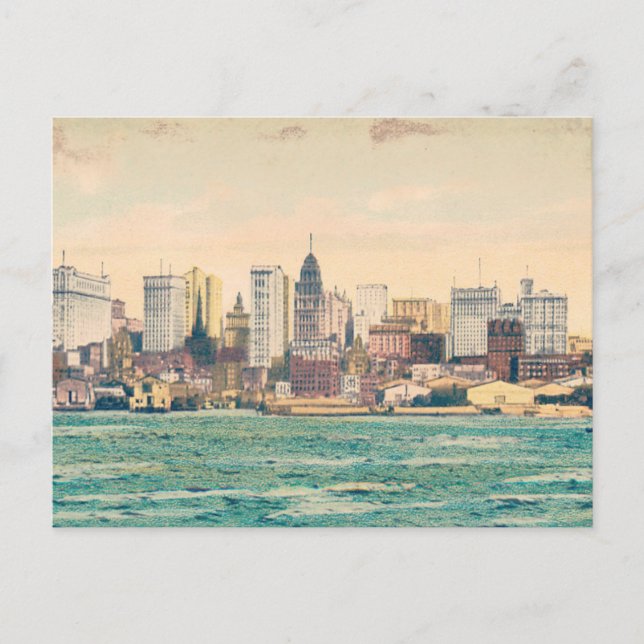 New York City Vintag Postkarte (Vorderseite)