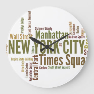 NEW YORK CITY Wall Clock Große Wanduhr