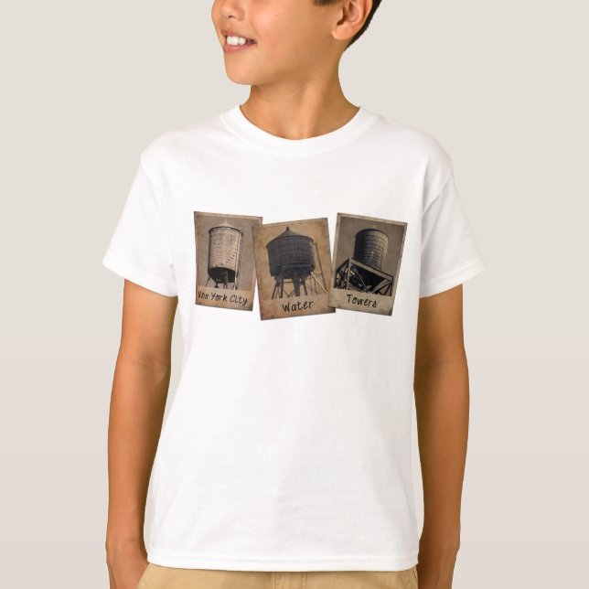 New York City Water Towers T-Shirt (Vorderseite)