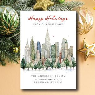New York City Weihnachten Neue Adresse Ankündigung