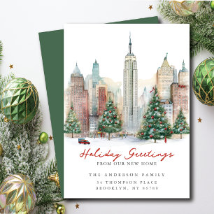 New York City Weihnachten Neue Adresse Ankündigung