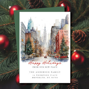New York City Weihnachten Neue Adresse Ankündigung
