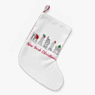 New York City Weihnachten NYC Sehenswürdigkeiten U Kleiner Weihnachtsstrumpf