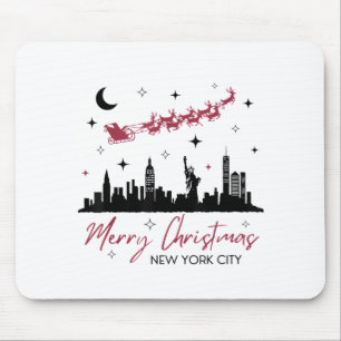 New York City Weihnachtsreise, Frohe Weihnachten N Mousepad