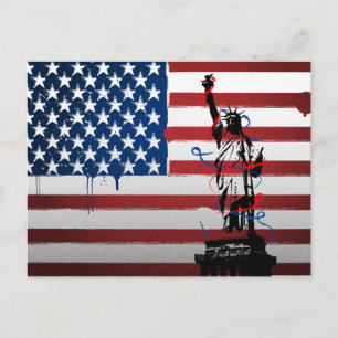 New York City White EDT Postkarte