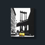 New York City Yellow Taxi Brooklyn Bridge Pop Art Leinwanddruck<br><div class="desc">Nyc New York City Yellow Taxi Brooklyn Bridge Pop Art Leinwand Art Print.</div>