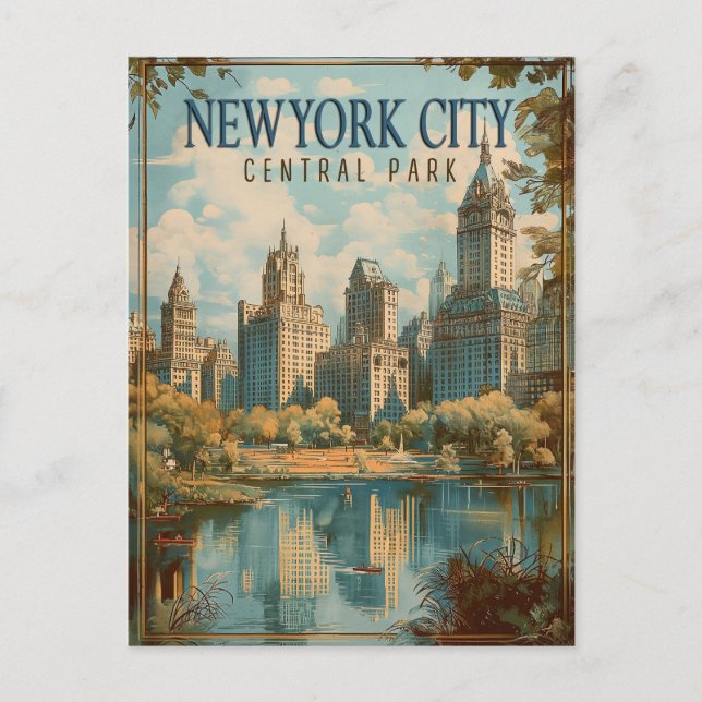 New York City | Zentralpark Postkarte (Vorderseite)