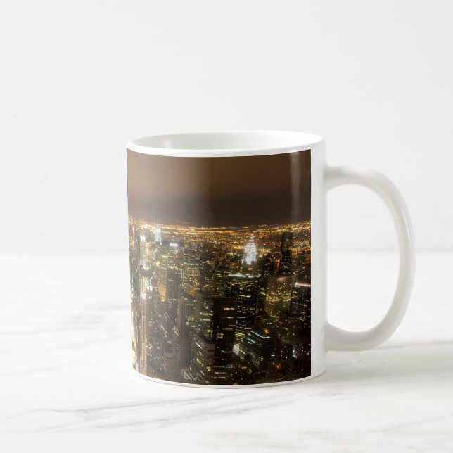New York City zur nächtlichen Tasse (Rechts)