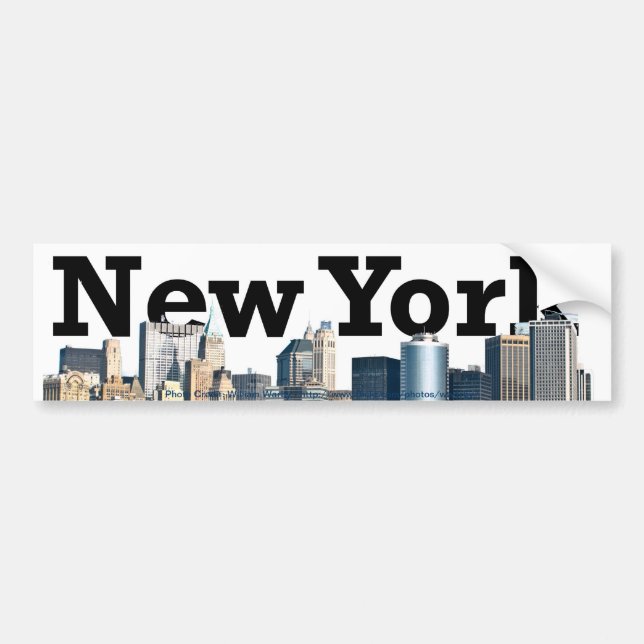New- York CityAutoaufkleber Autoaufkleber (Vorne)