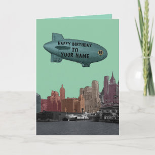NEW- YORK CITYdreißiger jahre SKYLINE-SCHALLDICHTE Karte
