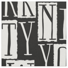 New York Cityelegantes Schwarzweiss-Muster Stoff