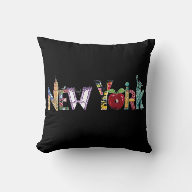 New- York Citykissen Kissen (Vorderseite)