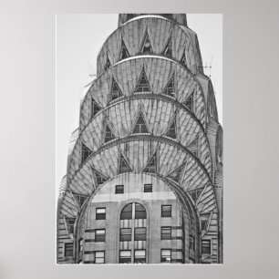 New- York CitySehenswürdigkeit-Vorlagen-Fotografie Poster