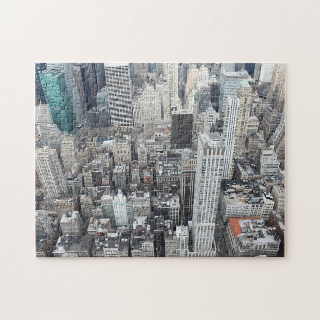 New York Cityskyline-Foto-Puzzlespiel (Horizontal)