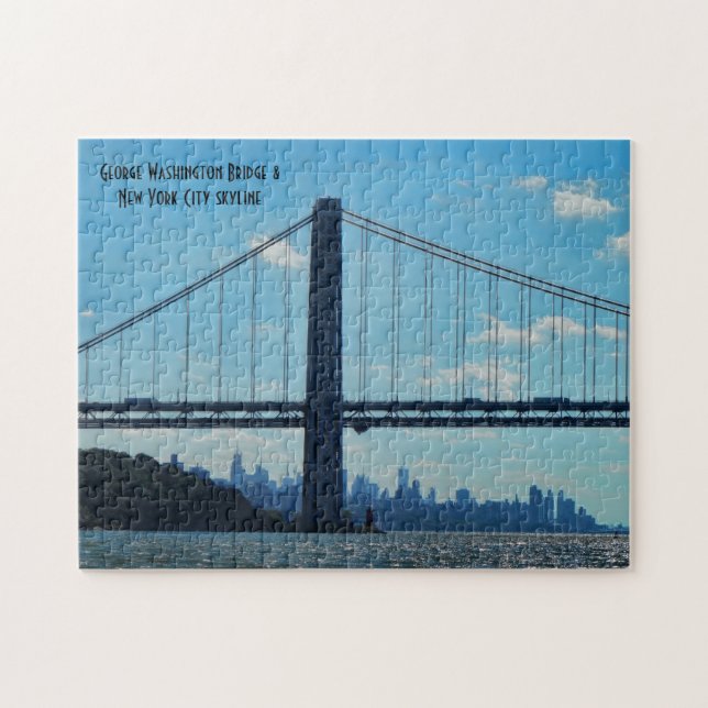 New- York CitySkyline, George Washington-Brücke (Horizontal)