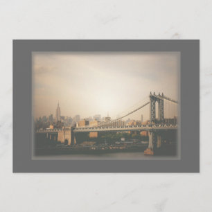New- York CitySkyline-Hochzeits-Einladung Einladung