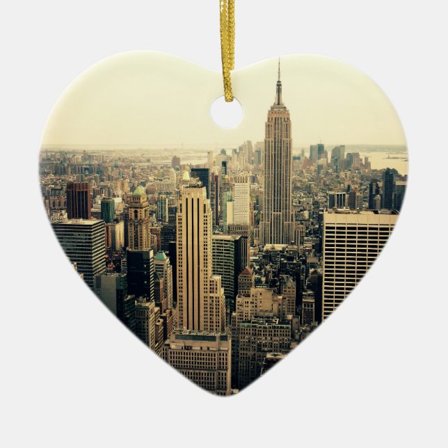 New- York CitySkyline Keramikornament (Vorne)